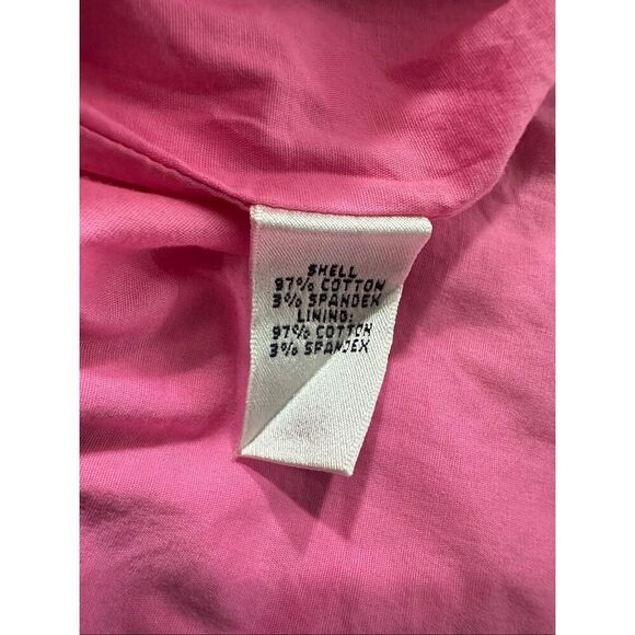 Lilly Pulitzer Hot Pink Gold Applique Keyhole Shift Dress Women's Size 4 - Picture 4 of 9